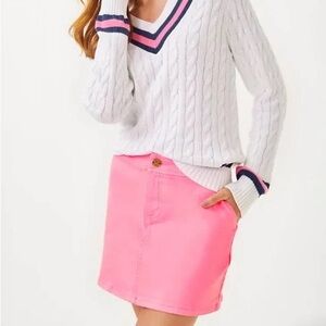 Lilly pulitzer Colette skort, Rousseau pink sz 14